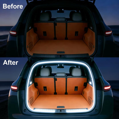 Bandă LED Auto 5M Portbagaj 12V – Iluminare LED Alb Rece 6000K, Waterproof, Flexibilă, Universală