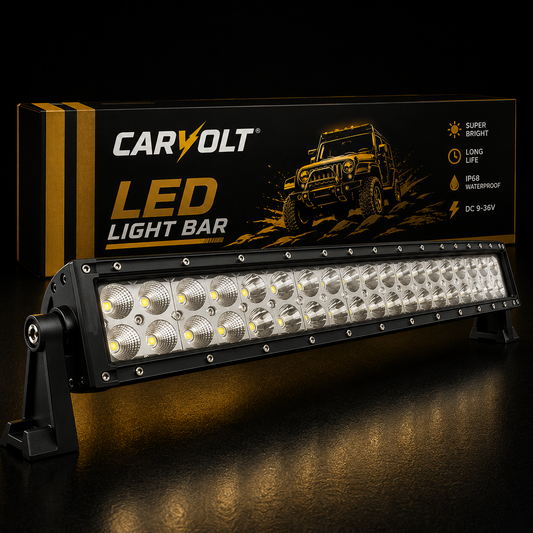 Bara LED Auto Curbată 56cm, 130W Osram – 3 Rânduri Super Luminoase, Rezistentă la Apă și Șocuri pentru Iluminare Off-Road pe SUV-uri, Camioane, ATV-uri și Bărci