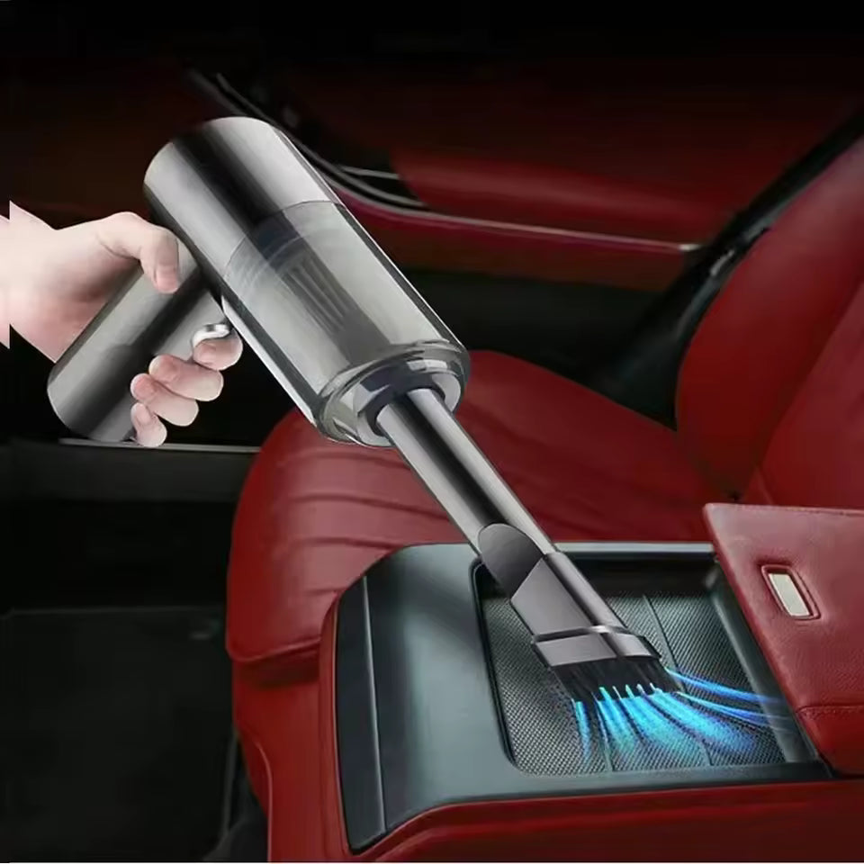 Aspirator Auto Portabil Fără Fir 120W, Putere de Aspirare 5500Pa, USB Type-C, Filtru HEPA Lavabil, pentru Mașină și Casă