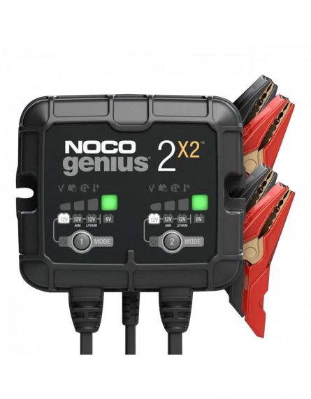 Noco Genius 2x2 Redresor Acumulator 6V/12V 2A pentru 2 Baterii