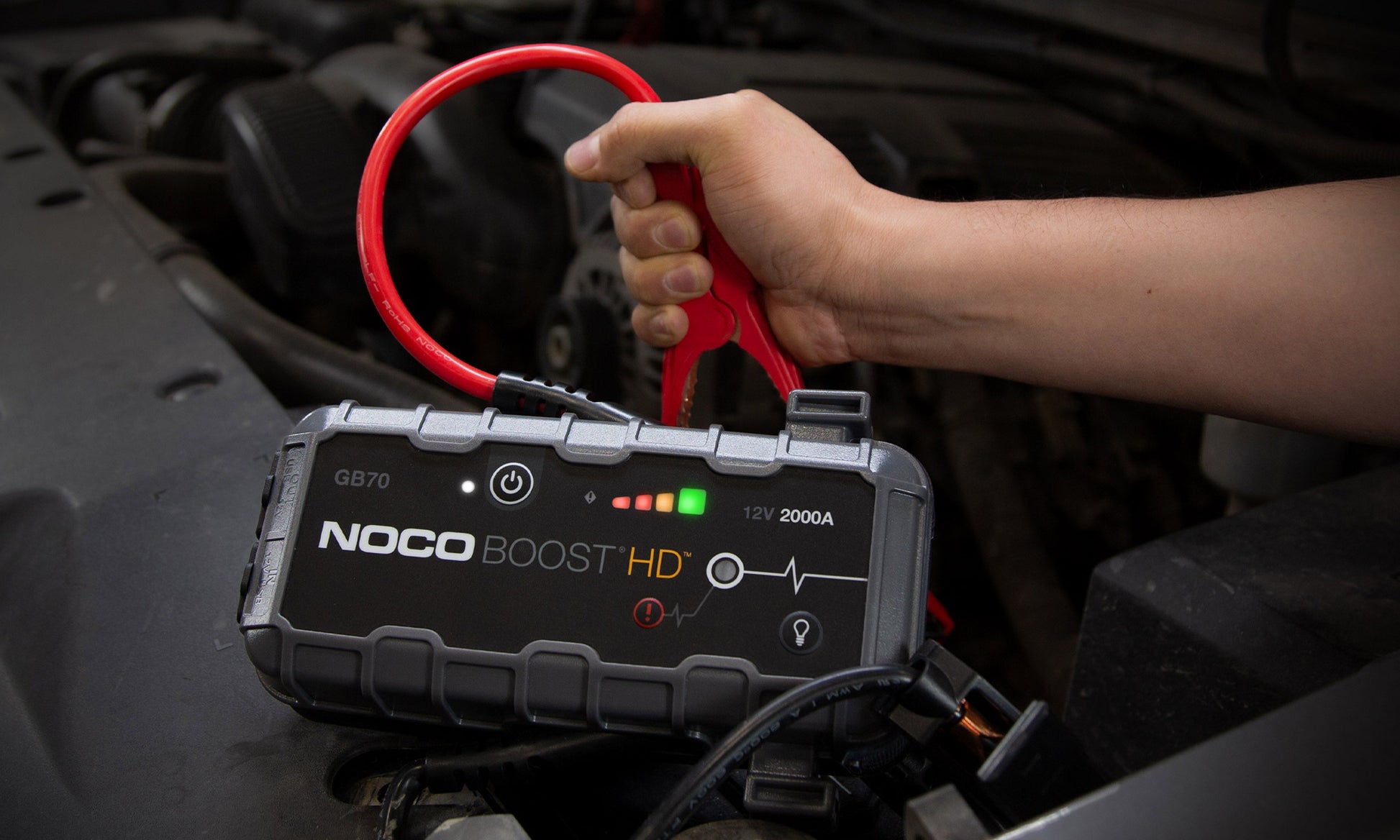 Robot Pornire Auto, Jump Starter Auto 12V, 2000A, Litiu-Ion, Noco Boost GB70