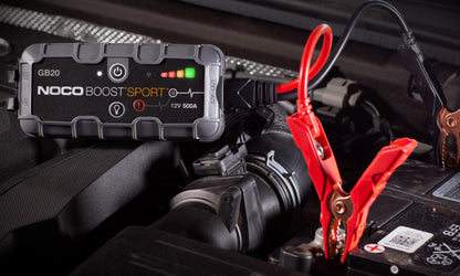 Robot Pornire Auto, Jump Starter Auto Noco GB20, 12V Portabil, Curent Pornire 500A, Baterie Litiu-Ion