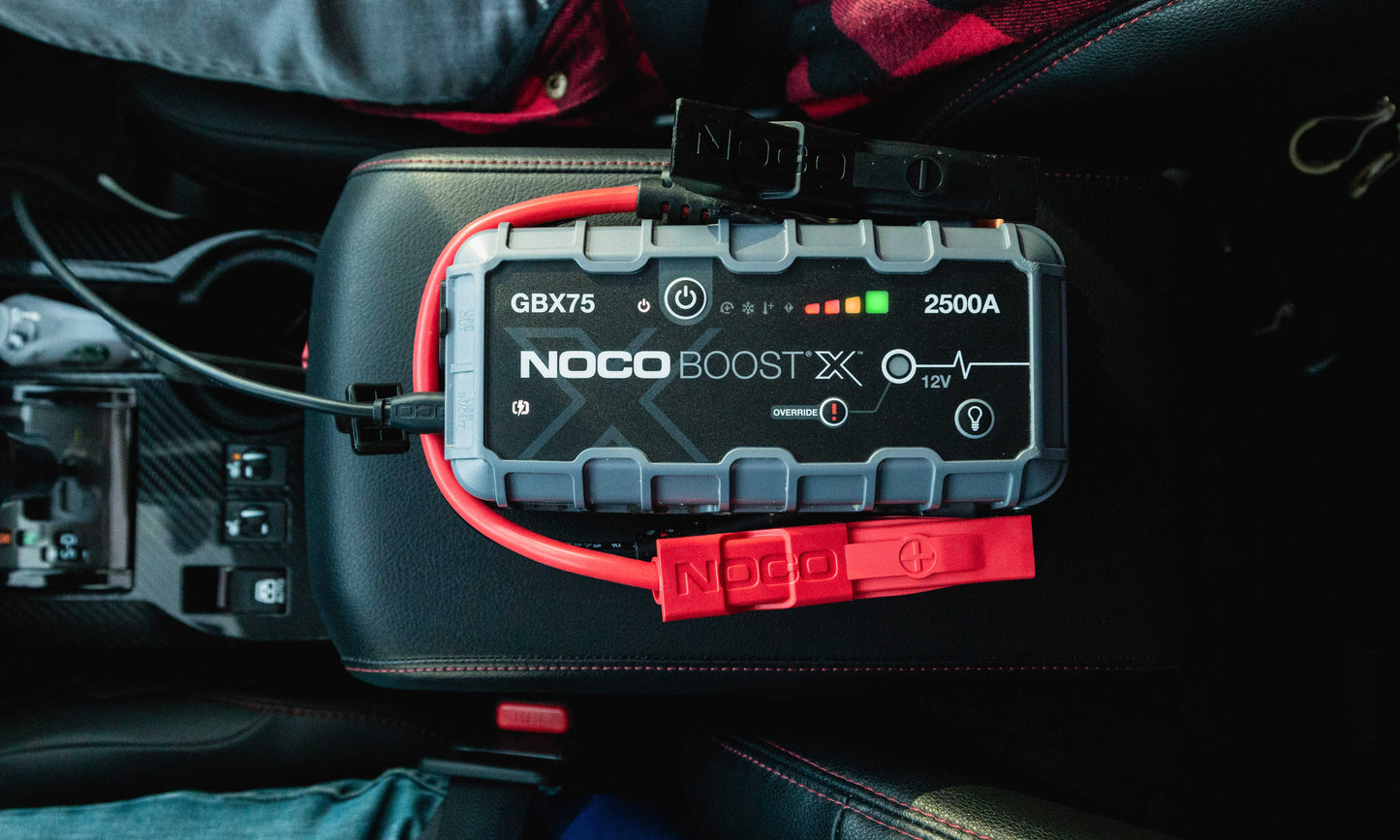 Robot Pornire Auto, Jump Starter Auto Portabil 12V, Curent Pornire 2500A Litiu-Ion, Noco Boost GBX75
