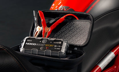 Robot Pornire Auto, Jump Starter Auto Noco GB20, 12V Portabil, Curent Pornire 500A, Baterie Litiu-Ion