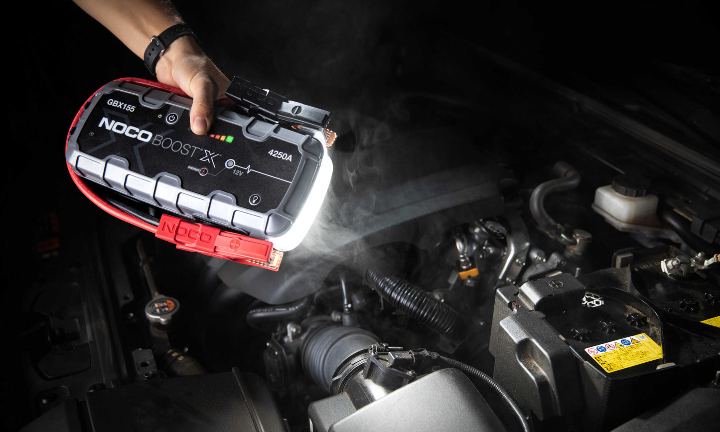 Robot Pornire Auto Noco Boost GBX155, Jump Starter 12V Portabil, Curent Pornire 4250A, Litiu-Ion