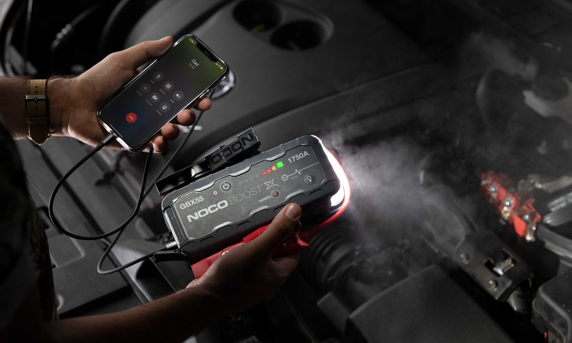 Robot Pornire Auto Noco GBX55, Jump Starter 12V, 1750A, Litiu-Ion